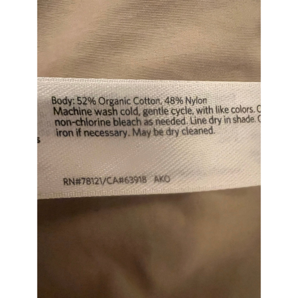 New Eileen Fisher Beige Trench Coat M with Hood - Picture 9 of 9